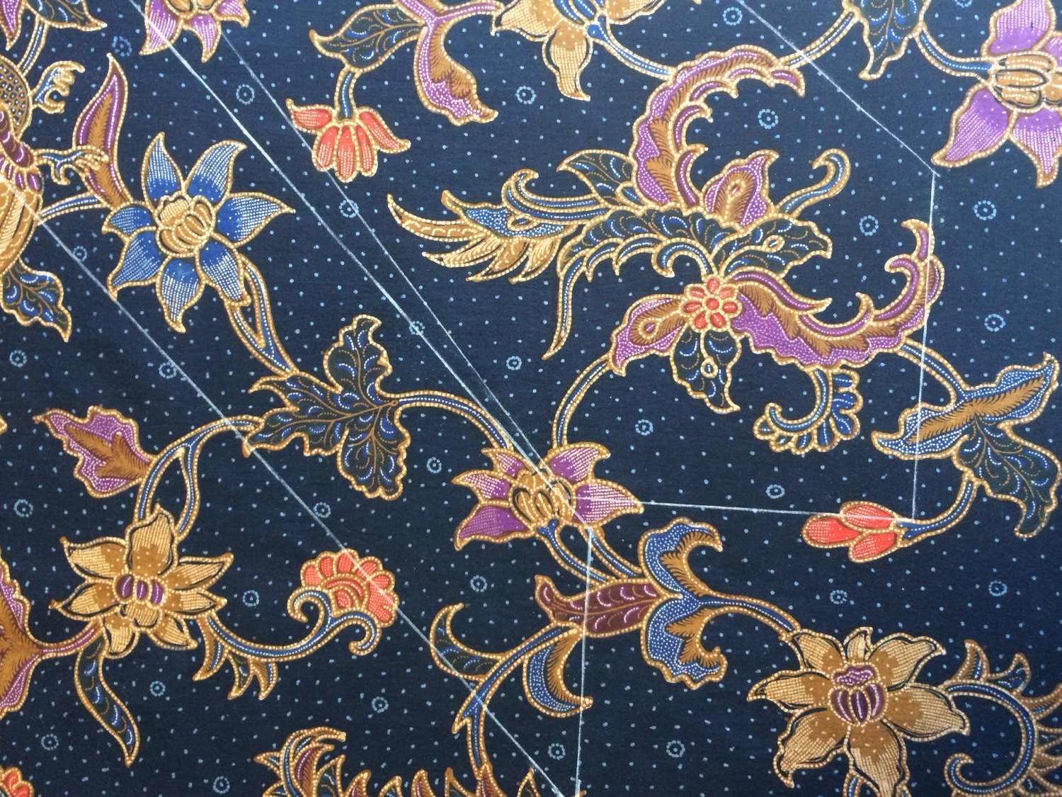 Pattern chalked