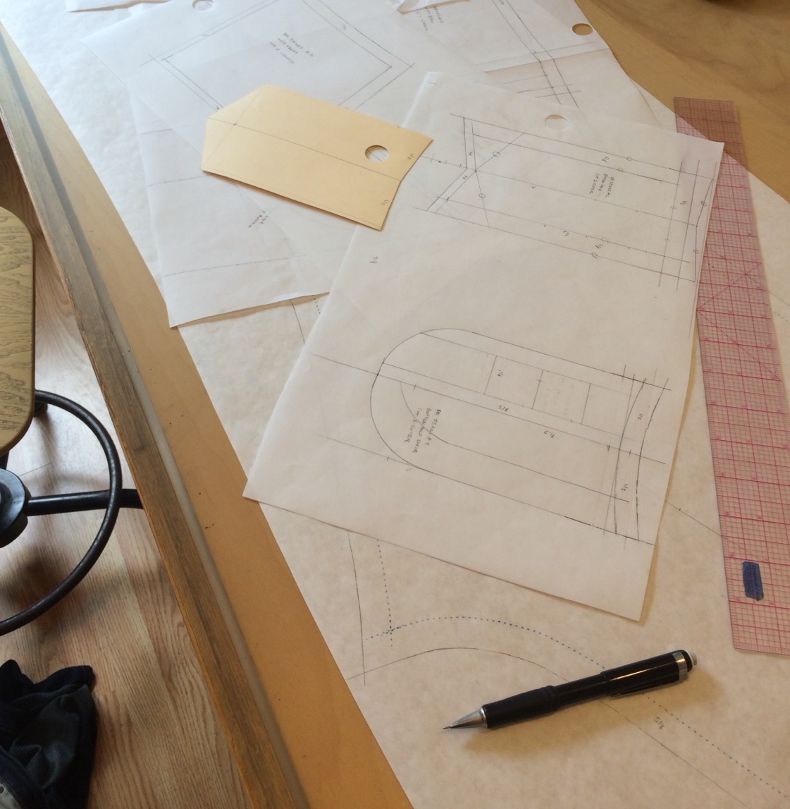 Drafting the button fly