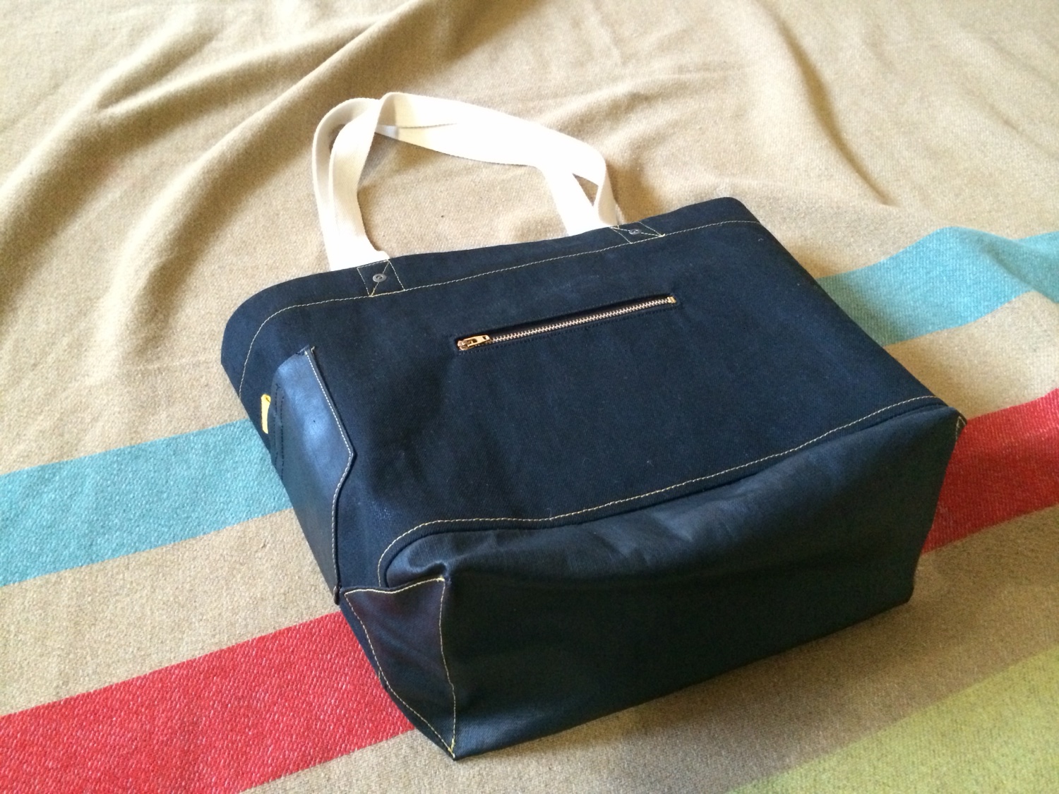 Kristen's bag, top-down